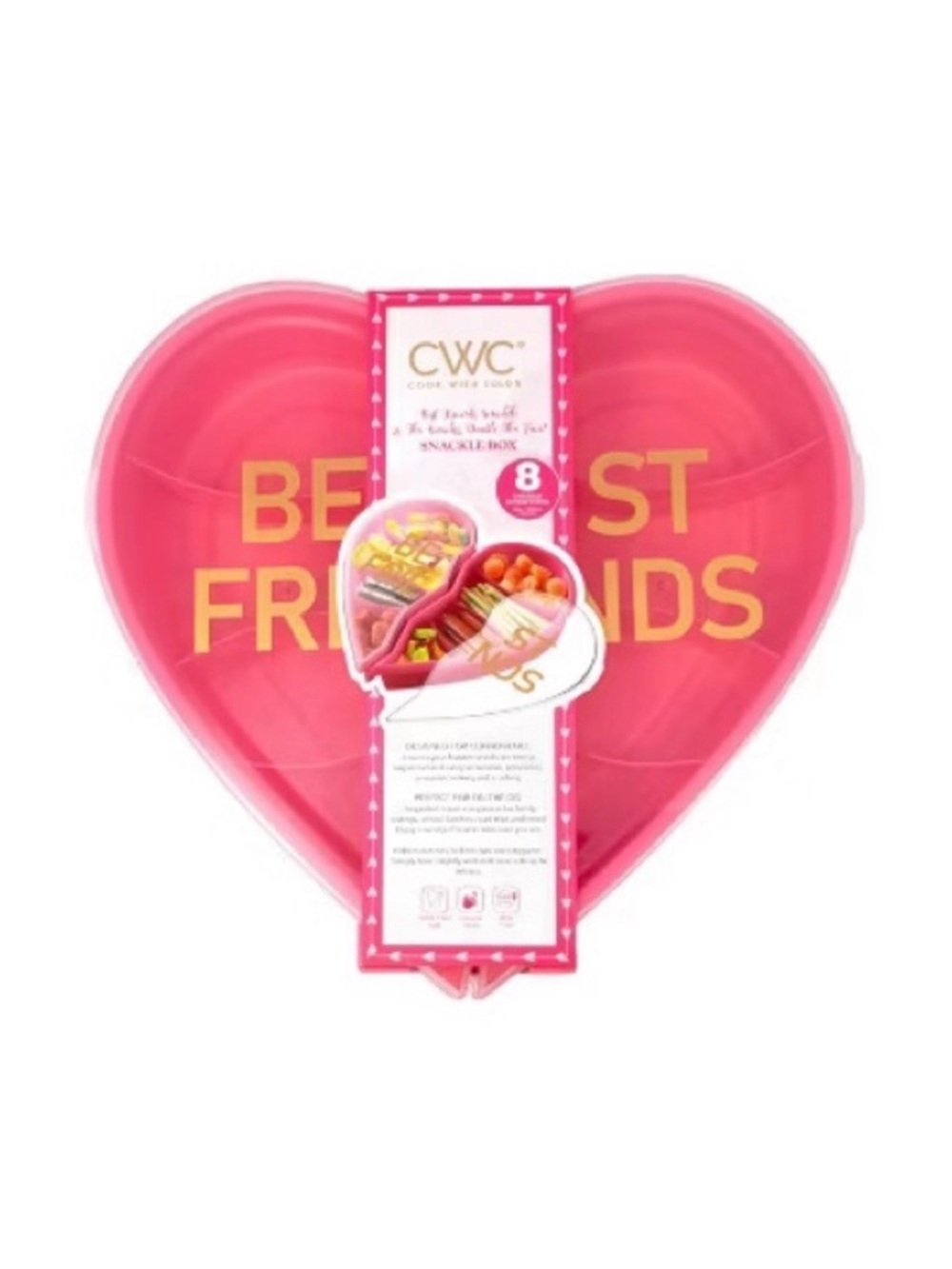 New CWC Heart Snack Best Friend detachable tray